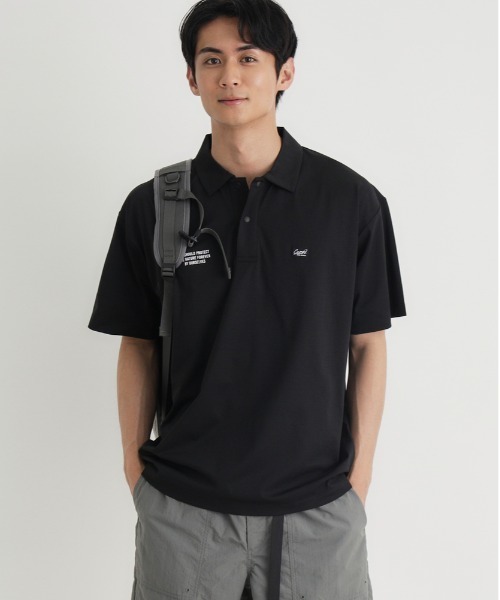 CAMP7(キャンプセブン)の「CAMP7(キャンプ7)ONEOCEAN半袖ポロシャツ(ポロシャツ・メンズ・ホワイト/ブラック・M/L/S/XL)」の8枚目の写真
