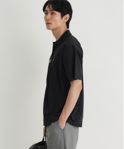 CAMP7(キャンプセブン)の「CAMP7(キャンプ7)ONEOCEAN半袖ポロシャツ(ポロシャツ・メンズ・ホワイト/ブラック・M/L/S/XL)」の9枚目の写真