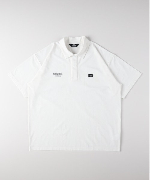 CAMP7(キャンプセブン)の「CAMP7(キャンプ7)ONEOCEAN半袖ポロシャツ(ポロシャツ・メンズ・ホワイト/ブラック・M/L/S/XL)」の13枚目の写真