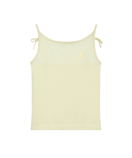 Rest&Recreation(レストアンドレクリエーション)の「BACK TIE SLEEVELESS - CREAM(Tシャツ/カットソー・レディース・その他・ONE)」の1枚目の写真