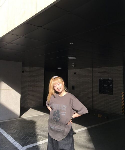 YOSEMITE(ヨセミティ)の「ミュージックポッププリント半袖Tシャツホワイト YT-3Y18(Tシャツ/カットソー・レディース・ホワイト・MEDIUM/LARGE/X-LARGE)」の5枚目の写真