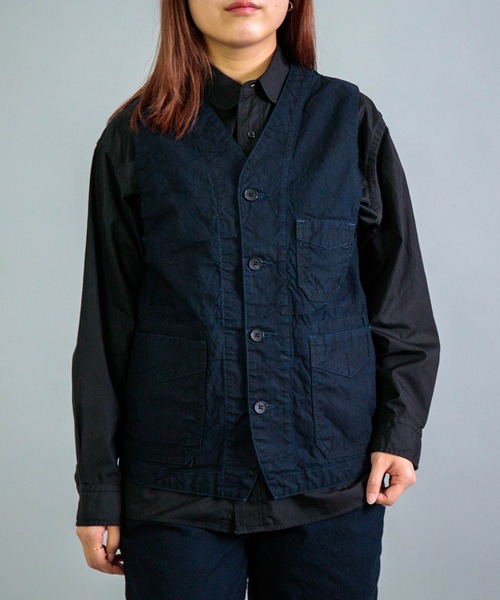OMNIGOD womens / オムニゴッド] インディゴダック フレンチワーク