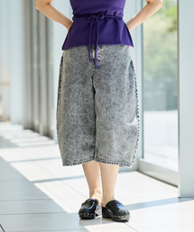 IENA LA BOUCLE | IENA LA BOUCLE ケミカルハーフデニムパンツ(その他パンツ)