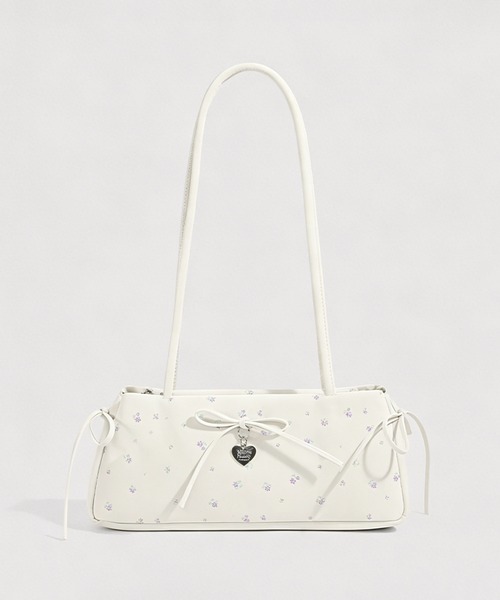 HOOK(フック)の「HOOK for girls ロングハンドルミニショルダーバッグ(ボストンバッグ・レディース・ライトブルー/ピンク/ホワイト・FREE)」の5枚目の写真