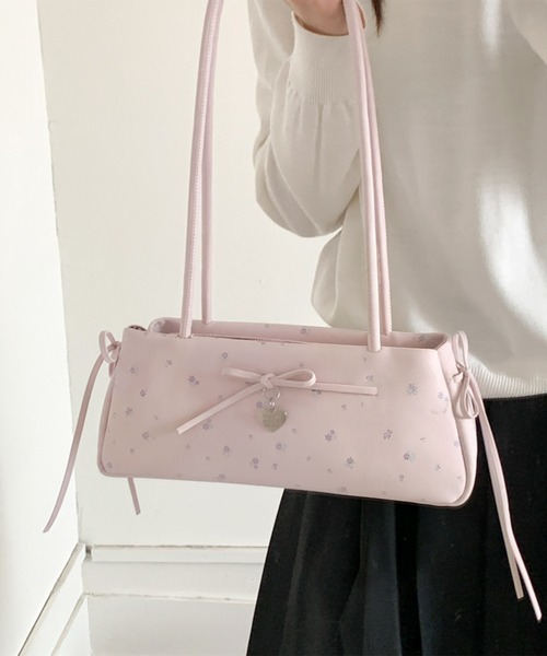 HOOK(フック)の「HOOK for girls ロングハンドルミニショルダーバッグ(ボストンバッグ・レディース・ライトブルー/ピンク/ホワイト・FREE)」の15枚目の写真