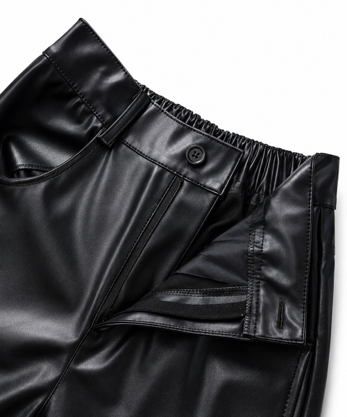 CALIFORNIA OUTFITTERS(カリフォルニア アウトフィッターズ)の「5C26 PUレザー ワイドストレートパンツ(その他パンツ・メンズ・ブラック・XXL/M/L/XL)」の9枚目の写真