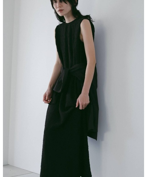 anuke(アンヌーク)の「Sleeveless Shirring Onepiece(ワンピース・レディース・ブラウン/ライトグリーン/ブラック・36inch/38inch)」の13枚目の写真