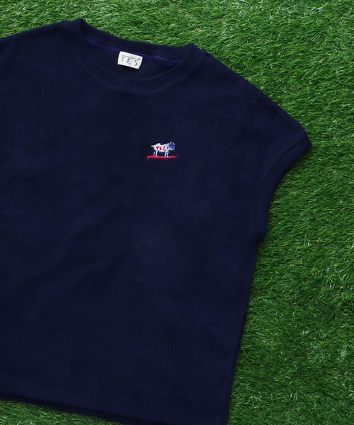 The Endless Summer(エンドレスサマー)の「TES COMFORTABLE PILE FRENCH SLEEVE / Tシャツ(Tシャツ/カットソー・レディース・ネイビー/ブラック/グレー・FREE)」の15枚目の写真