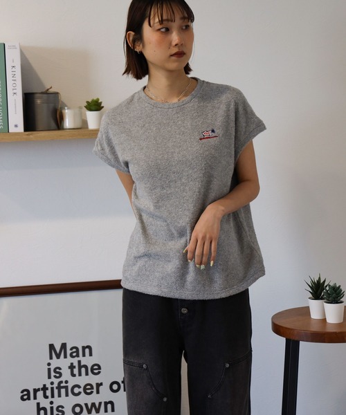 The Endless Summer(エンドレスサマー)の「TES COMFORTABLE PILE FRENCH SLEEVE / Tシャツ(Tシャツ/カットソー・レディース・ネイビー/ブラック/グレー・FREE)」の10枚目の写真