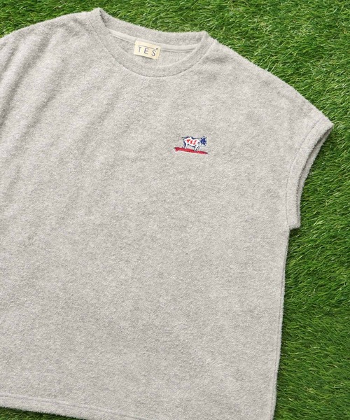 The Endless Summer(エンドレスサマー)の「TES COMFORTABLE PILE FRENCH SLEEVE / Tシャツ(Tシャツ/カットソー・レディース・ネイビー/ブラック/グレー・FREE)」の17枚目の写真