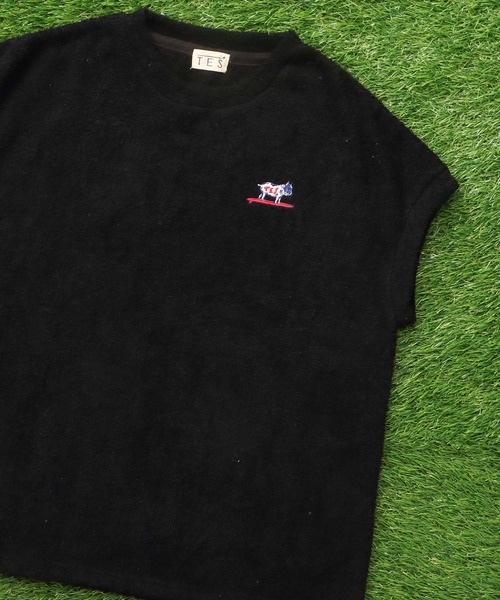 The Endless Summer(エンドレスサマー)の「TES COMFORTABLE PILE FRENCH SLEEVE / Tシャツ(Tシャツ/カットソー・レディース・ネイビー/ブラック/グレー・FREE)」の21枚目の写真