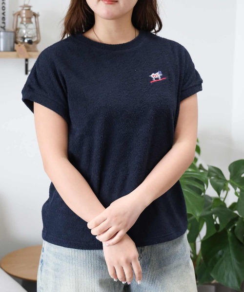 The Endless Summer(エンドレスサマー)の「TES COMFORTABLE PILE FRENCH SLEEVE / Tシャツ(Tシャツ/カットソー・レディース・ネイビー/ブラック/グレー・FREE)」の13枚目の写真