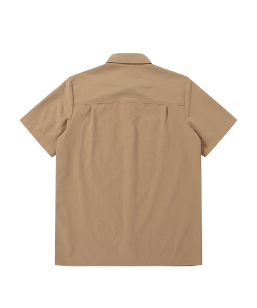 SOLEW（ソル）の「リップストップハーフスリーブポケットシャツ_カーキ（シャツ/ブラウス・メンズ・その他・SMALL/MEDIUM/LARGE/X-LARGE）」の2枚目の写真