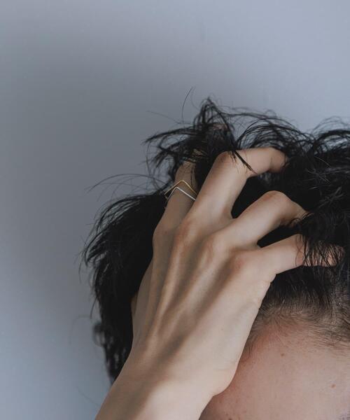 SMELLY(スメリー)の「SMELLY so’ slender square ring(リング・レディース・ゴールド・10)」の3枚目の写真