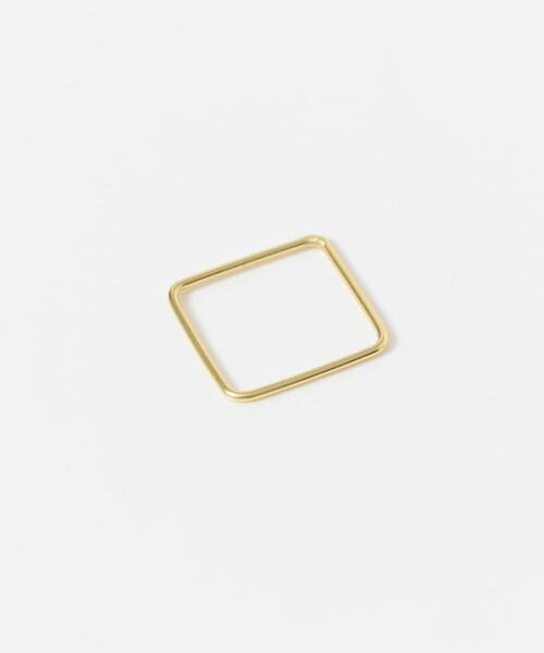 SMELLY(スメリー)の「SMELLY so’ slender square ring(リング・レディース・ゴールド・10)」の6枚目の写真