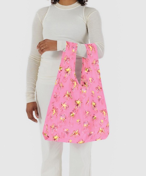 BAGGU(バグー)の「STANDARD BAGGU 642.ダンシングスター(エコバッグ/サブバッグ・レディース・ピンク・FREE)」の1枚目の写真
