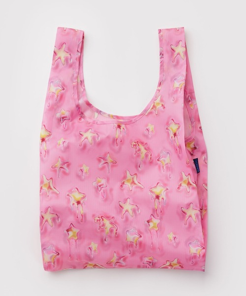 BAGGU(バグー)の「STANDARD BAGGU 642.ダンシングスター(エコバッグ/サブバッグ・レディース・ピンク・FREE)」の2枚目の写真