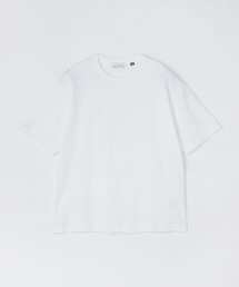 SHIPS: I Cottoni di Albini クルーネック スムース ショートスリーブ Tシャツ