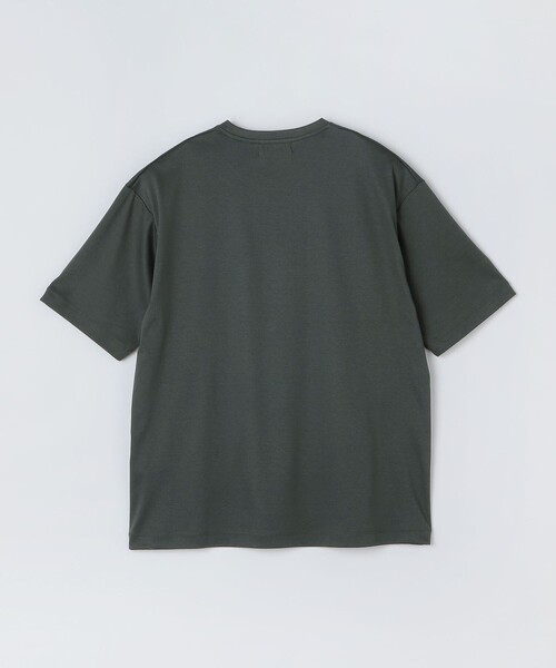 SHIPS（シップス）の「SHIPS: I Cottoni di Albini クルーネック スムース ショートスリーブ Tシャツ（Tシャツ/カットソー・メンズ・ブラック/ホワイト/ダークグレー/ネイビー・SMALL/MEDIUM/LARGE/X-LARGE）」の5枚目の写真