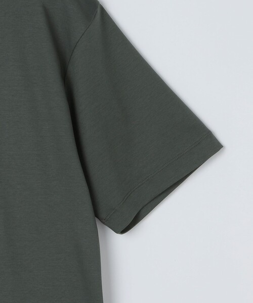 SHIPS（シップス）の「SHIPS: I Cottoni di Albini クルーネック スムース ショートスリーブ Tシャツ（Tシャツ/カットソー・メンズ・ブラック/ホワイト/ダークグレー/ネイビー・SMALL/MEDIUM/LARGE/X-LARGE）」の7枚目の写真
