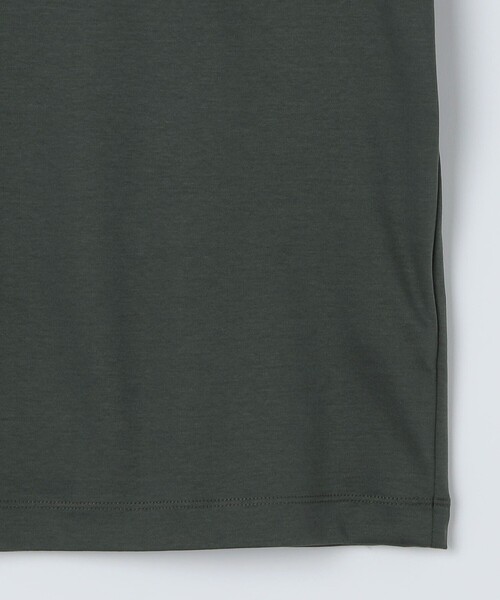 SHIPS（シップス）の「SHIPS: I Cottoni di Albini クルーネック スムース ショートスリーブ Tシャツ（Tシャツ/カットソー・メンズ・ブラック/ホワイト/ダークグレー/ネイビー・SMALL/MEDIUM/LARGE/X-LARGE）」の8枚目の写真