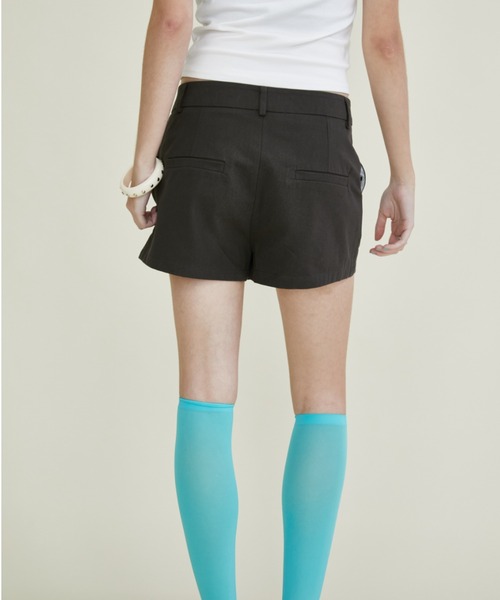 Rohwel（ローウェル）の「Stud Detail Short Pants / スタッズディテールショートパンツ（その他パンツ・レディース・ホワイト/チャコールグレー/ベージュ・FREE）」の10枚目の写真