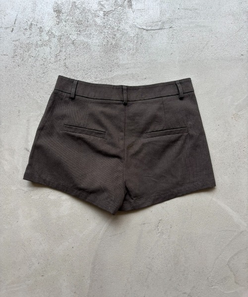 Rohwel（ローウェル）の「Stud Detail Short Pants / スタッズディテールショートパンツ（その他パンツ・レディース・ホワイト/チャコールグレー/ベージュ・FREE）」の17枚目の写真