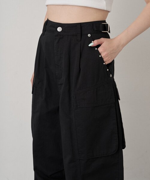 mline（エムライン）の「[mline]スタッズカーゴパンツ（その他パンツ・レディース・ブラック・1/2）」の14枚目の写真