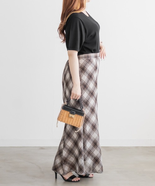 CLETTE(クレット)の「CLETTEオリジナルベーシックサマーニット(ニット/セーター・レディース・オフホワイト/グリーン/ブラック/ブルー・3L/LL/4L)」の11枚目の写真