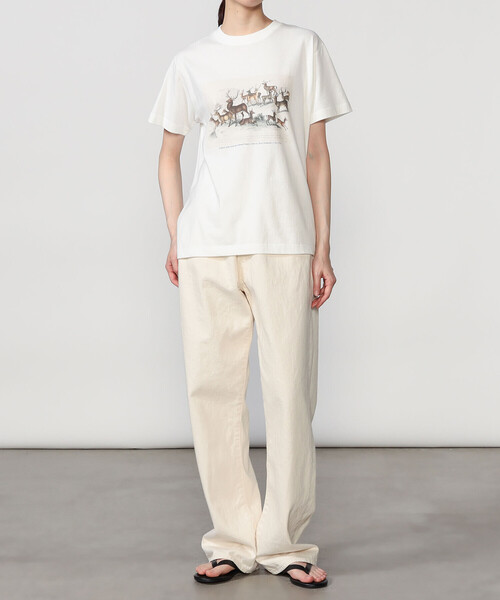 Bshop(ビショップ)の「History of Art | プリントTシャツ DEER WOMEN(Tシャツ/カットソー・レディース・ホワイト系その他・S)」の11枚目の写真