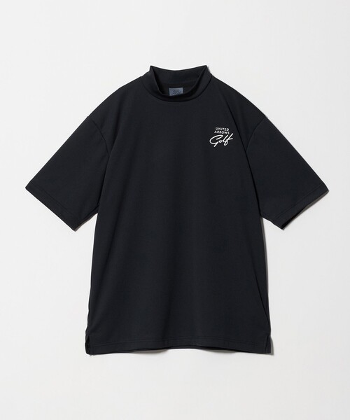 メンズ ハニカム モックネック シャツ 吸水速乾（Tシャツ/カットソー