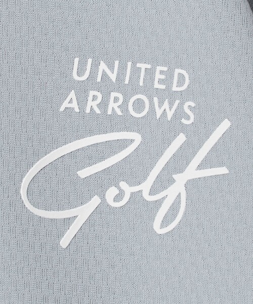 UNITED ARROWS GOLF（ユナイテッドアローズゴルフ）の「メンズ ハニカム モックネック シャツ　吸水速乾（Tシャツ/カットソー・メンズ・ブラック/グレー系・M/L/XL）」の8枚目の写真