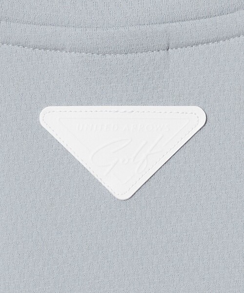 UNITED ARROWS GOLF（ユナイテッドアローズゴルフ）の「メンズ ハニカム モックネック シャツ　吸水速乾（Tシャツ/カットソー・メンズ・ブラック/グレー系・M/L/XL）」の9枚目の写真