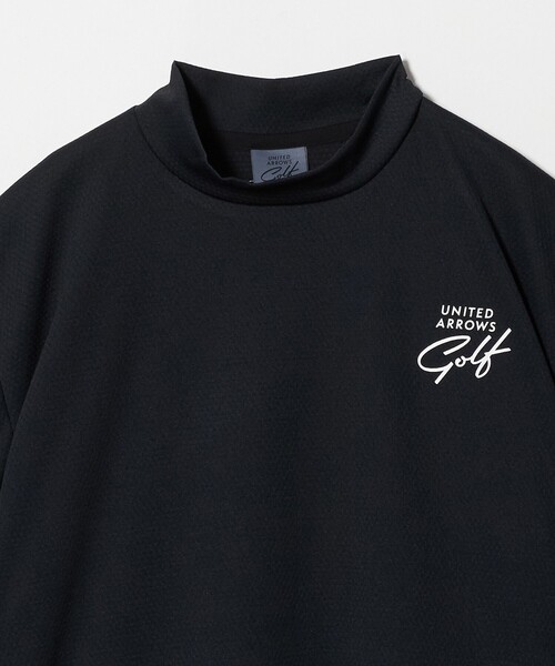 UNITED ARROWS GOLF（ユナイテッドアローズゴルフ）の「メンズ ハニカム モックネック シャツ　吸水速乾（Tシャツ/カットソー・メンズ・ブラック/グレー系・M/L/XL）」の11枚目の写真