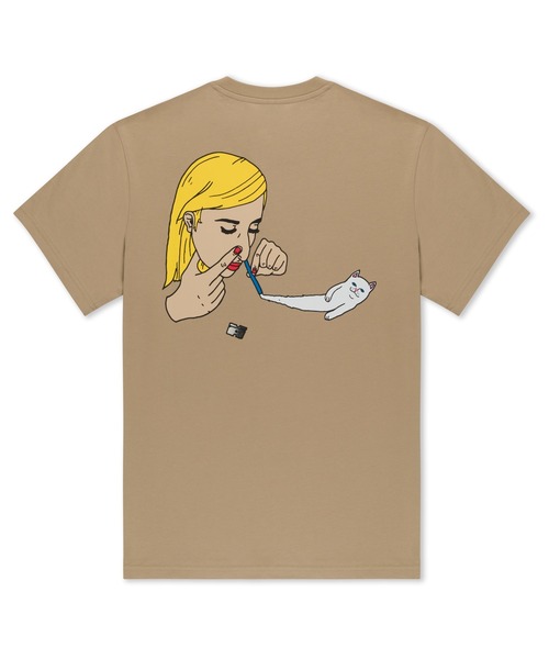 RIPNDIP(リップンディップ)の「COCO NERM TEE(Tシャツ/カットソー・メンズ・タン・SMALL/MEDIUM/LARGE/X-LARGE)」の1枚目の写真