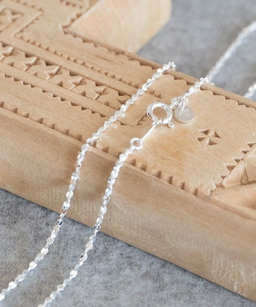 シルバー ツイストチェーン ネックレス TWISTED CHAIN NECKLACE ツイストチェーンネックレス シルバー