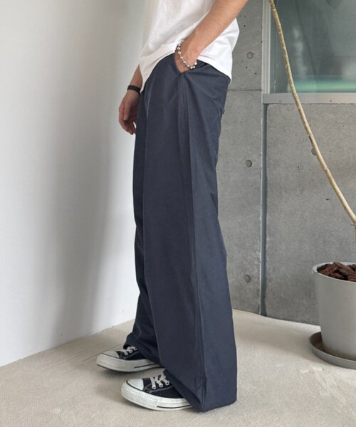 GEVACO(ゲバコ)の「【GEVACO】ドローコードワイドパンツ(その他パンツ・メンズ・ネイビー/ベージュ・LARGE/MEDIUM)」の9枚目の写真