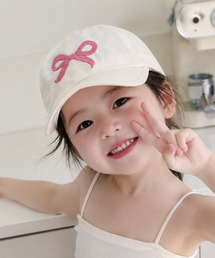aimoha（アイモハ）の「【aimoha-KIDS-】リボン付きサンバイザー（サンバイザー）」