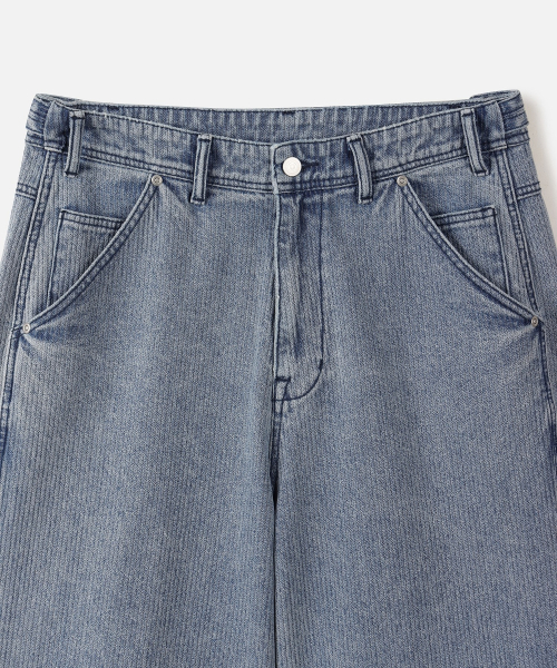 247SERIES（247シリーズ）の「チェーンドウェイルデニムショーツBLUE（デニムパンツ・メンズ・ブルー・SMALL/MEDIUM/LARGE/X-LARGE/X-SMALL）」の3枚目の写真