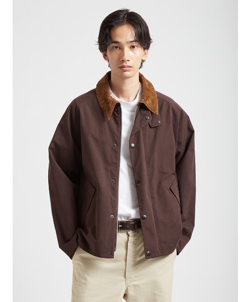 Barbour 36 ライナー付き　ブラウン ジャケット TRANSPORT / トランスポート】ピーチスキン ジャケット フルライニング