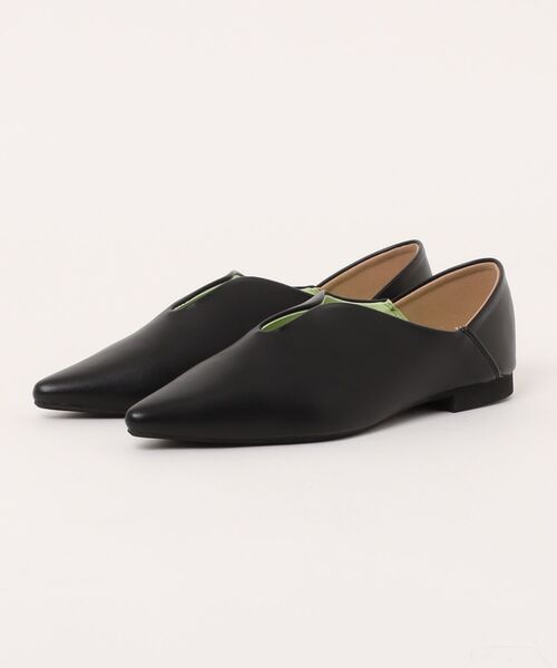 Shake・In cloak(シェイクインクローク)の「Uカットバブーシュパンプス(パンプス・レディース・ブラック/シルバー/レオパード/ゼブラ/ホワイト・L/LL/M/S)」の10枚目の写真