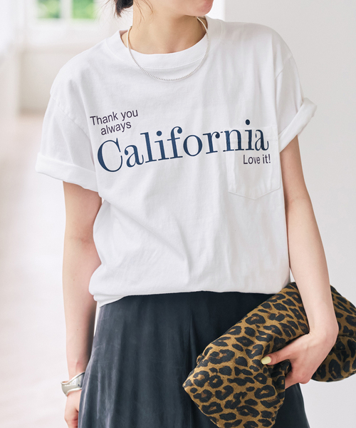 Spick & Span(スピックアンドスパン)の「melple / メイプル Pasadena Pocket S/S (Thank you al(Tシャツ/カットソー・レディース・ブラック系その他/ホワイト/ブラウン・SMALL)」の11枚目の写真