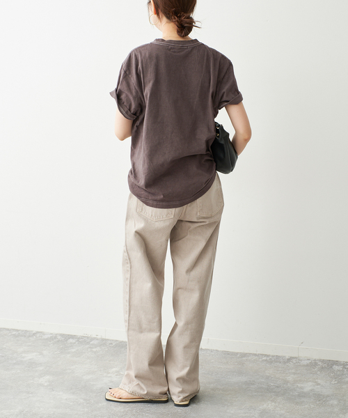 Spick & Span(スピックアンドスパン)の「melple / メイプル Pasadena Pocket S/S (Thank you al(Tシャツ/カットソー・レディース・ブラック系その他/ホワイト/ブラウン・SMALL)」の21枚目の写真