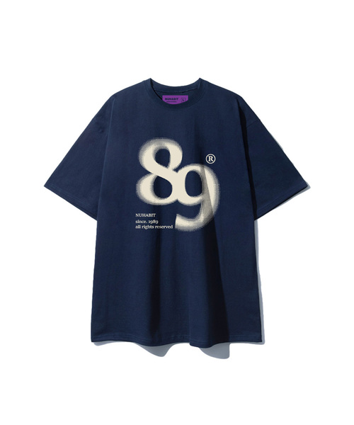 NUHABIT（ニューハビット）の「SINCE オーバーサイズ 半袖 (SOS2-5NH1366)（Tシャツ/カットソー・メンズ・ホワイト/ライトグレー/ブラック/ネイビー・MEDIUM/LARGE/X-LARGE）」の4枚目の写真