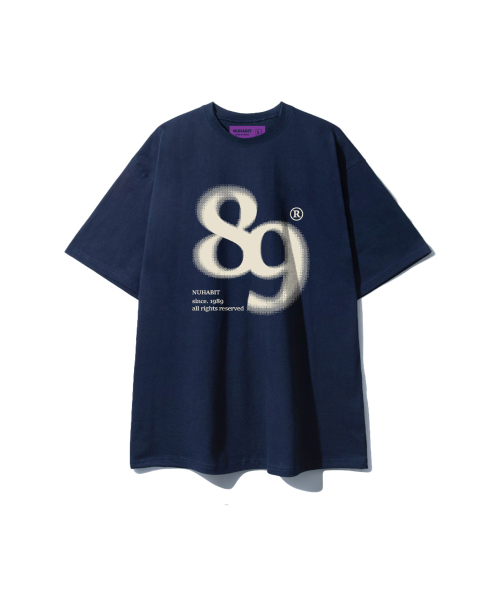 NUHABIT（ニューハビット）の「SINCE オーバーサイズ 半袖 (SOS2-5NH1366)（Tシャツ/カットソー・メンズ・ホワイト/ライトグレー/ブラック/ネイビー・MEDIUM/LARGE/X-LARGE）」の6枚目の写真