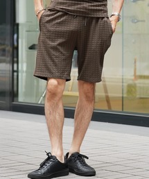 速乾 シワになりにくい ストレッチ ダイヤジャガード 短パン イージー ショートパンツ ハーフパンツ