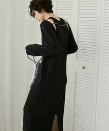 ONIT（オニット）の「plus by onit × FREAK'S STORE/オニット 【セットアイテム】 別注 タンクトップセット 2WAYワンピース/バックオープンワンピース（ワンピース）」