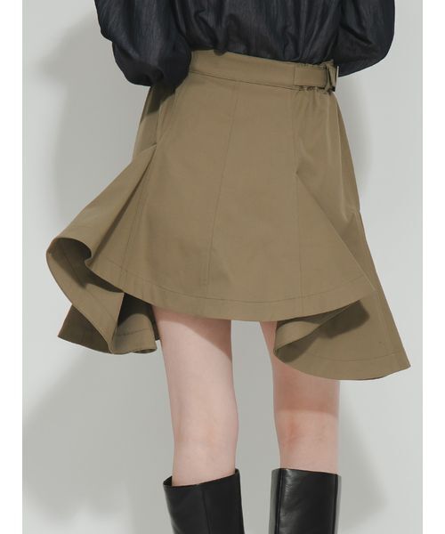 FURFUR（ファーファー）の「カーゴミニフレアスカート（スカート・レディース・ベージュ/ブラック/カーキ・F）」の15枚目の写真