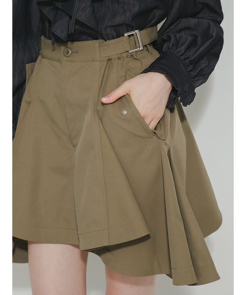 FURFUR（ファーファー）の「カーゴミニフレアスカート（スカート・レディース・ベージュ/ブラック/カーキ・F）」の18枚目の写真