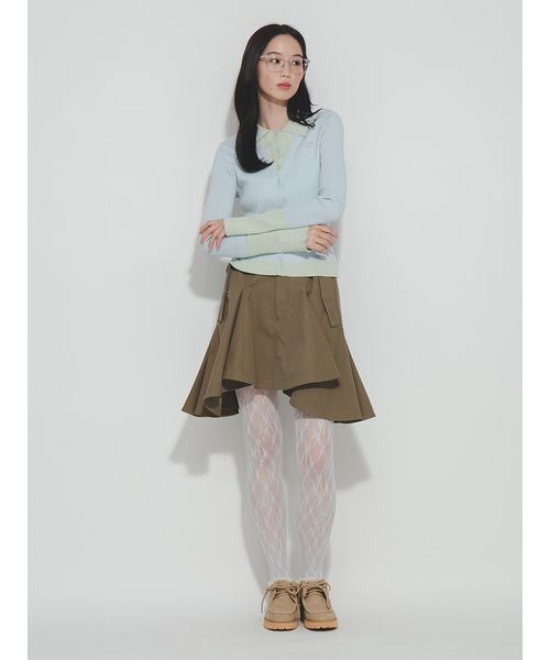FURFUR（ファーファー）の「カーゴミニフレアスカート（スカート・レディース・ベージュ/ブラック/カーキ・F）」の21枚目の写真